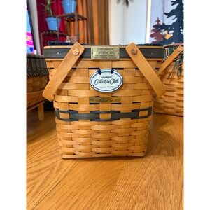 Longaberger 1996‎ Collectors Club Basket – Signed – Christmas Collection